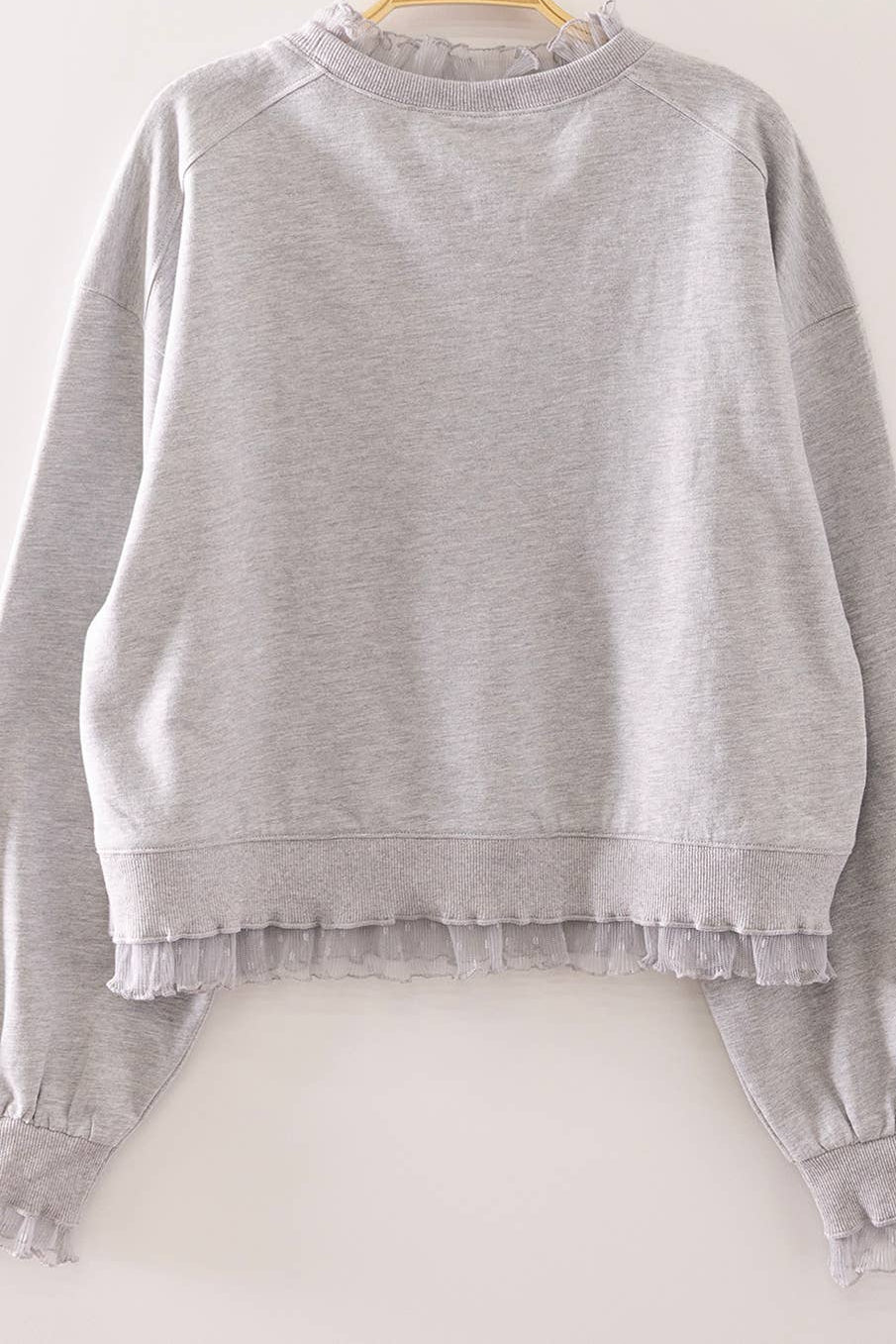 Lace Layered Sweatshirt