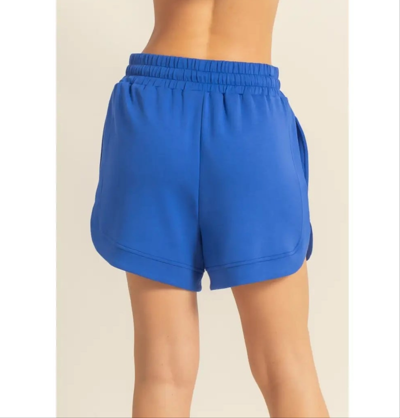 Royal Cloud Drawstring Shorts