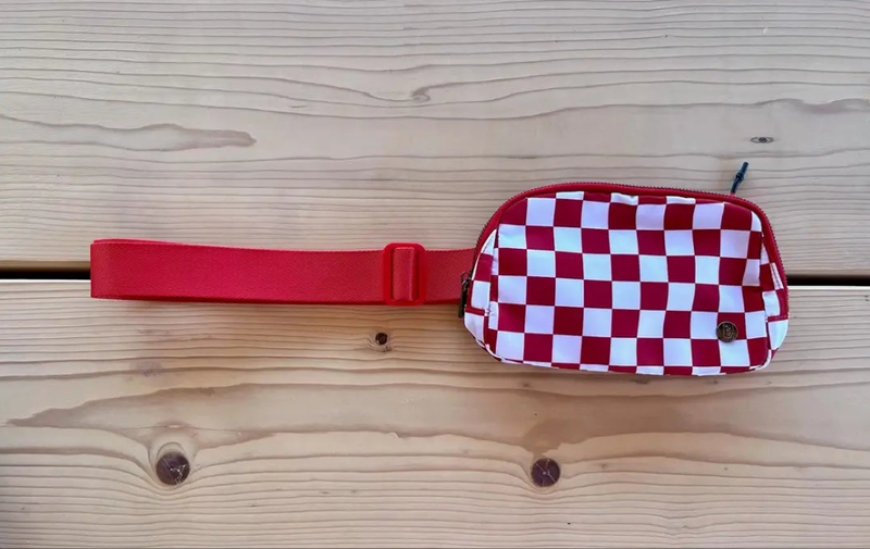 Checkered Sling Bags