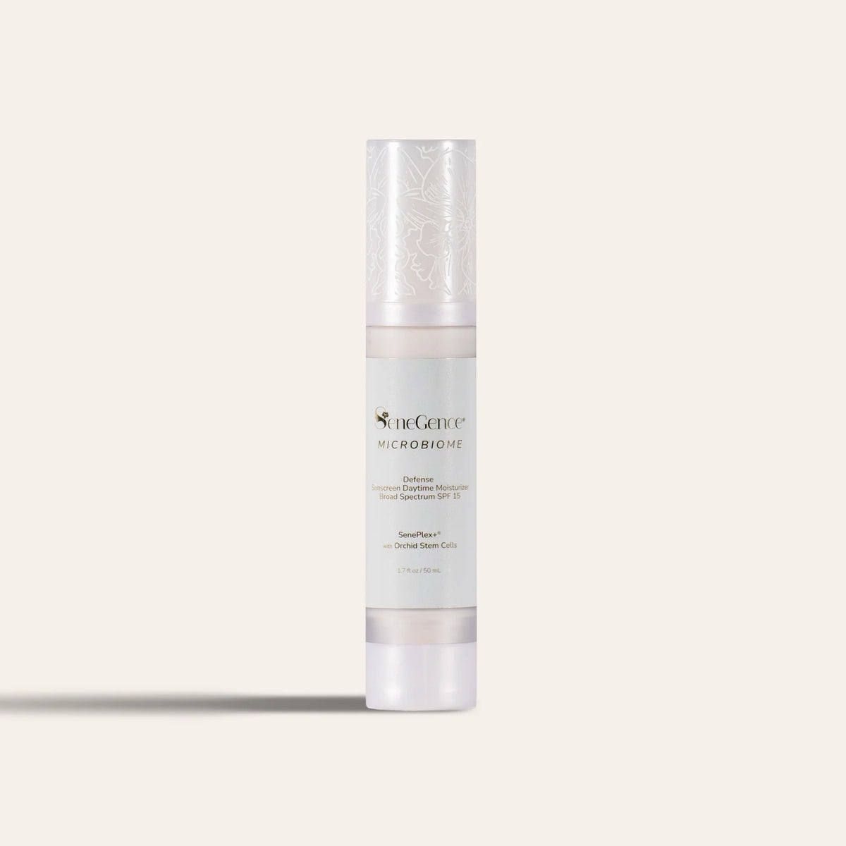 Microbiome Defense Daytime Moisturizer SPF 15 product.