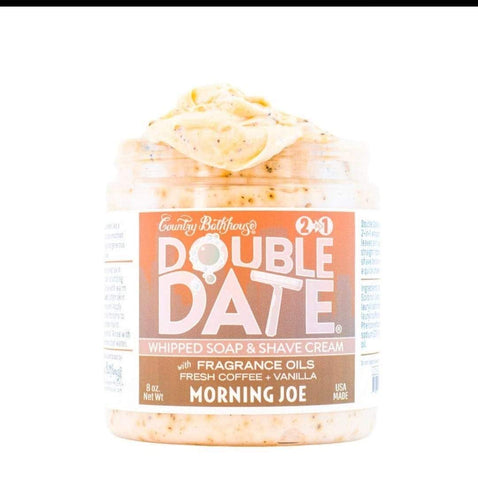 Double Date Whipped Soap&Shave Cream- Morning Joe